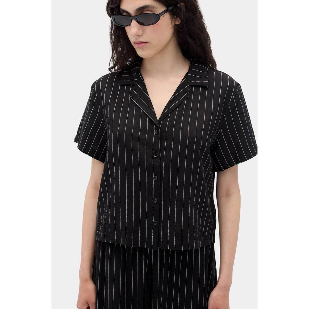 NEW RITA ROW espill shirt in black